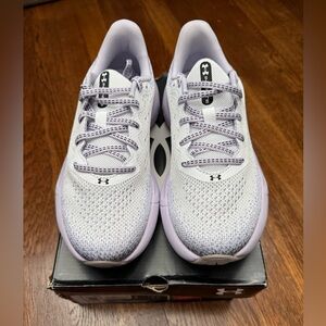 NEW Under Armour Infinite Lace Up Running Shoes Sneakers Purple Gray White Sz 5
